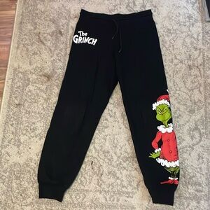 black grinch sweatpants